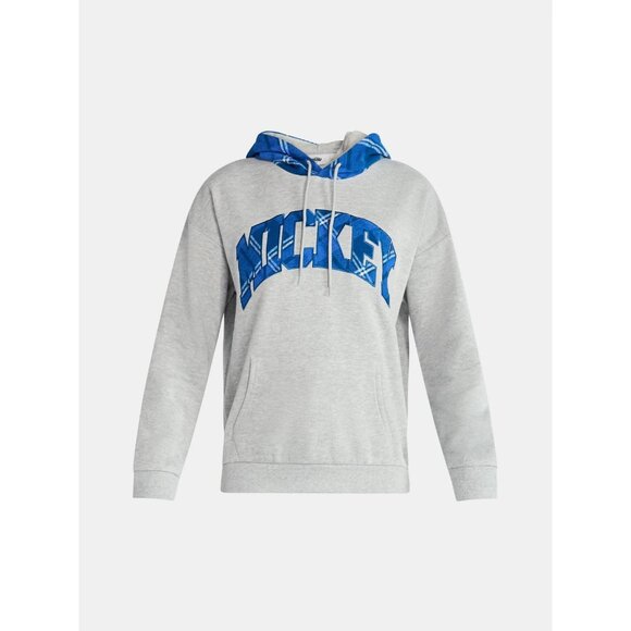 Disney Tops - Mickey Mouse Women's Plaid Hoodie, Size XL, Relaxed Fit, Gray Wash, Lightweight